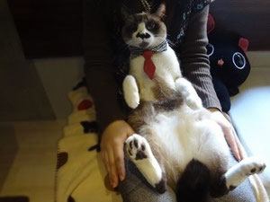 　　　　　　　　　　　　　　　　　　ぼくも思いっきり甘えました～♪